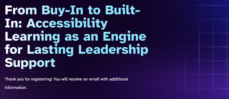 From Buy-In to Built-In: Accessibility Learning as an Engine for Lasting Leadership Support