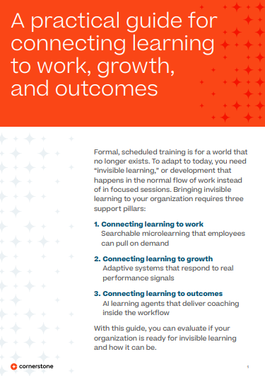 A practical guide for connecting learning to work, growth, and outcomes